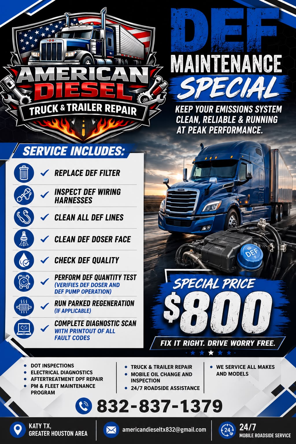DEF Maintainance Special